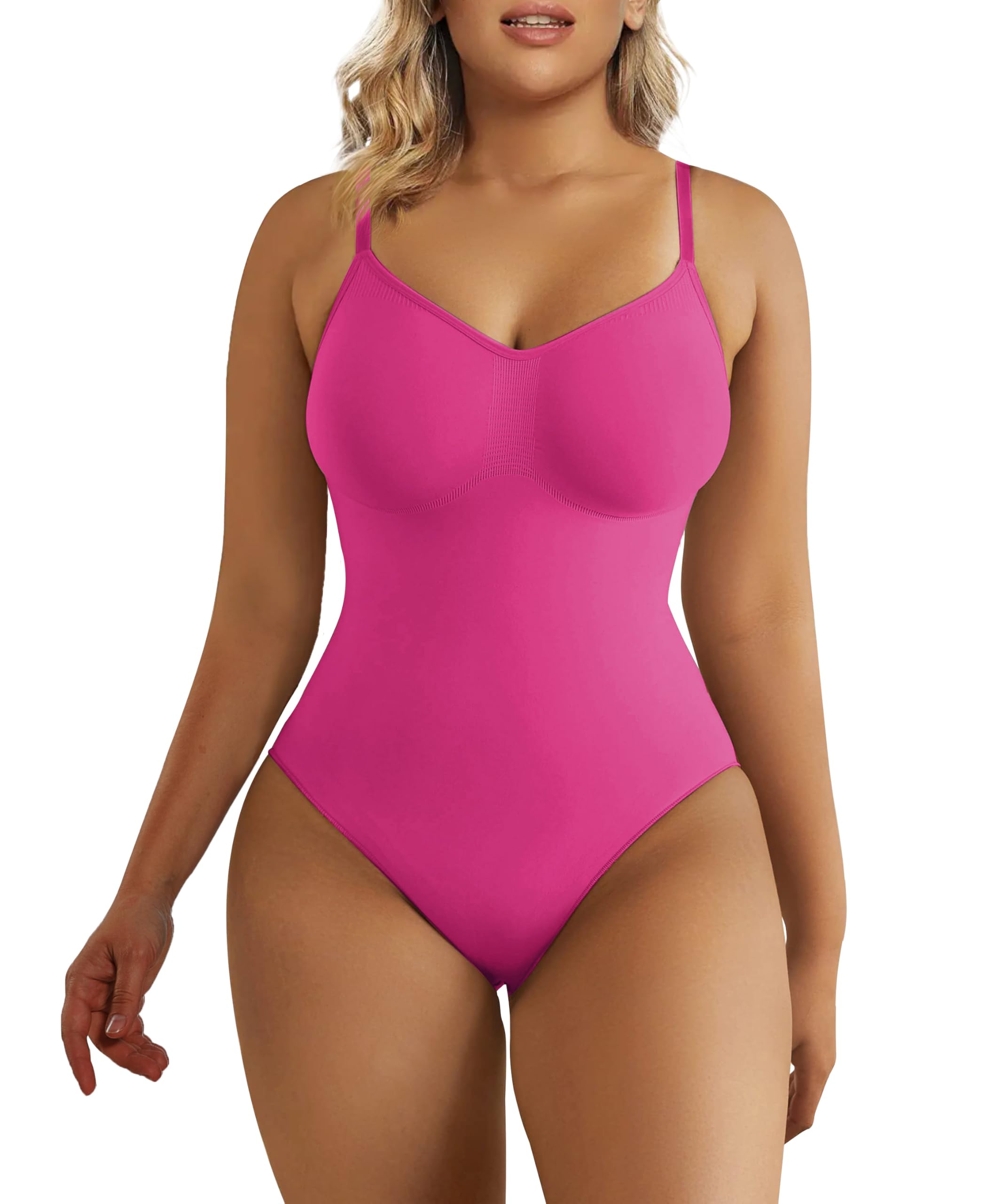Women's Tummy Control Shapewear Thong Bodysuit Seamless Waist Snatching Body Shaper
